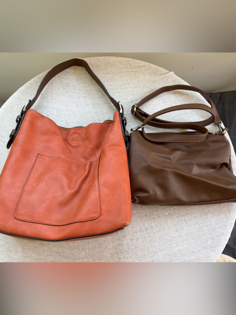 Joy Susan 2-piece Hobo Shoulder Bag with included crossbody bag